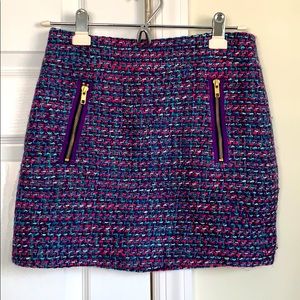 JCREW Tweed Mini Skirt